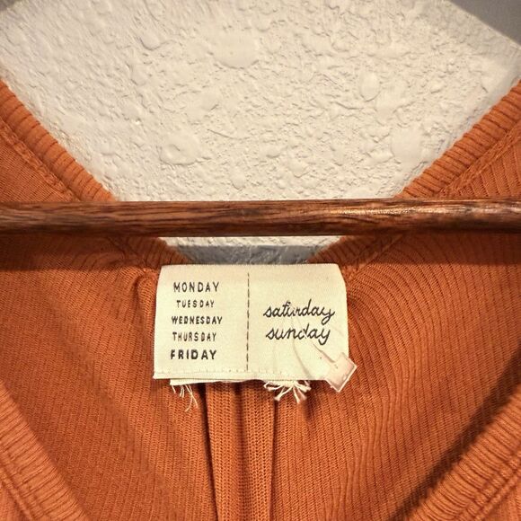 Anthropologie Saturday Sunday Marina Tiered Wide Leg Jumpsuit Sleeveless Size XL - Picture 9 of 12